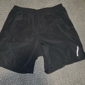 Black gym shorts men